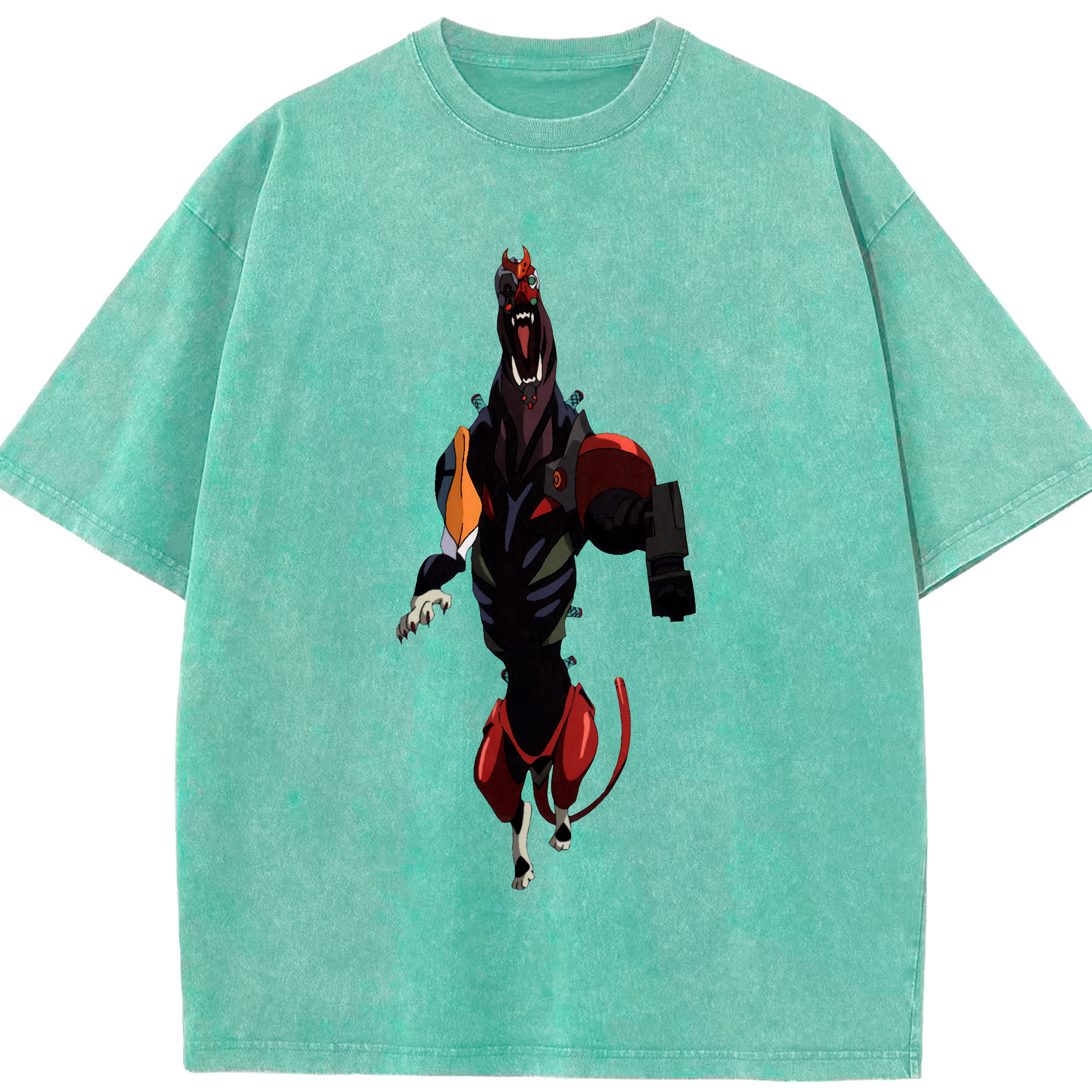 （画像用） EVA 新世紀エヴァンゲリオン 綿100% ヴィンテージ風 半袖Tシャツ（フロントプリント）